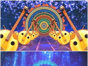 舞台跳舞吃瓜视频素材